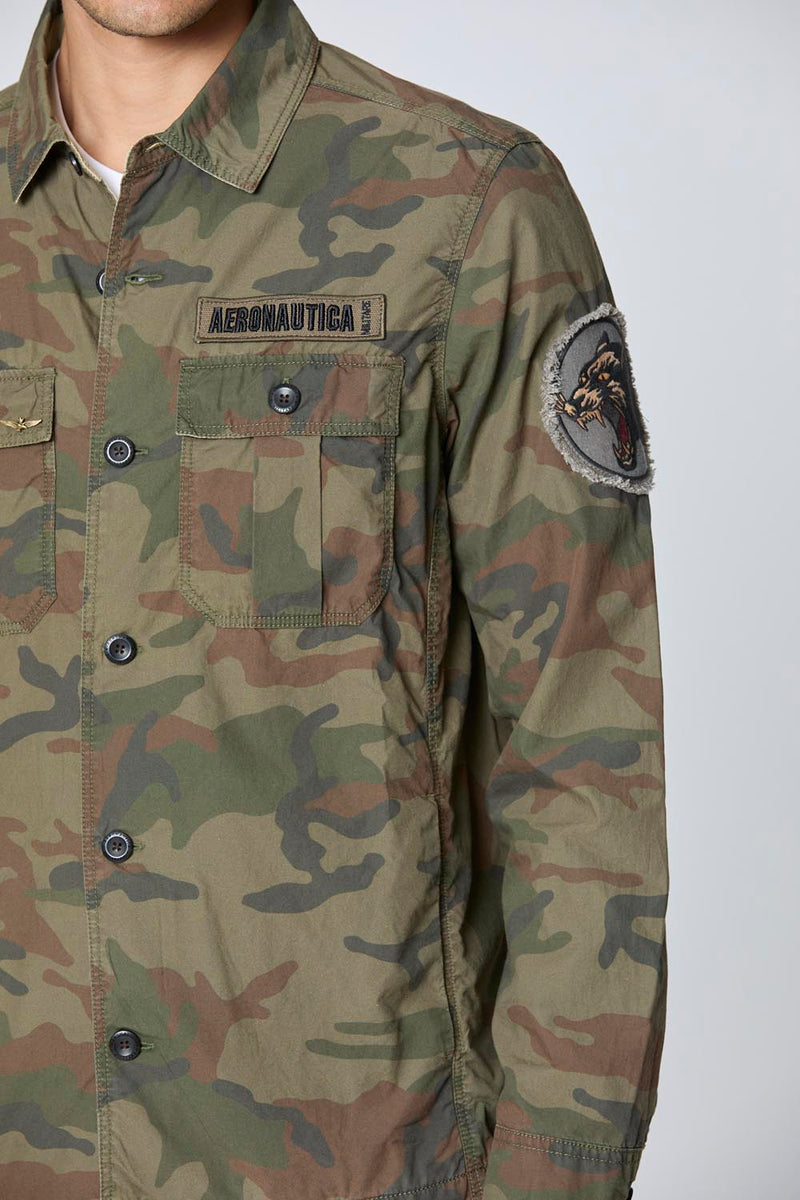 Aeronautica overshirt CA032 camouflage