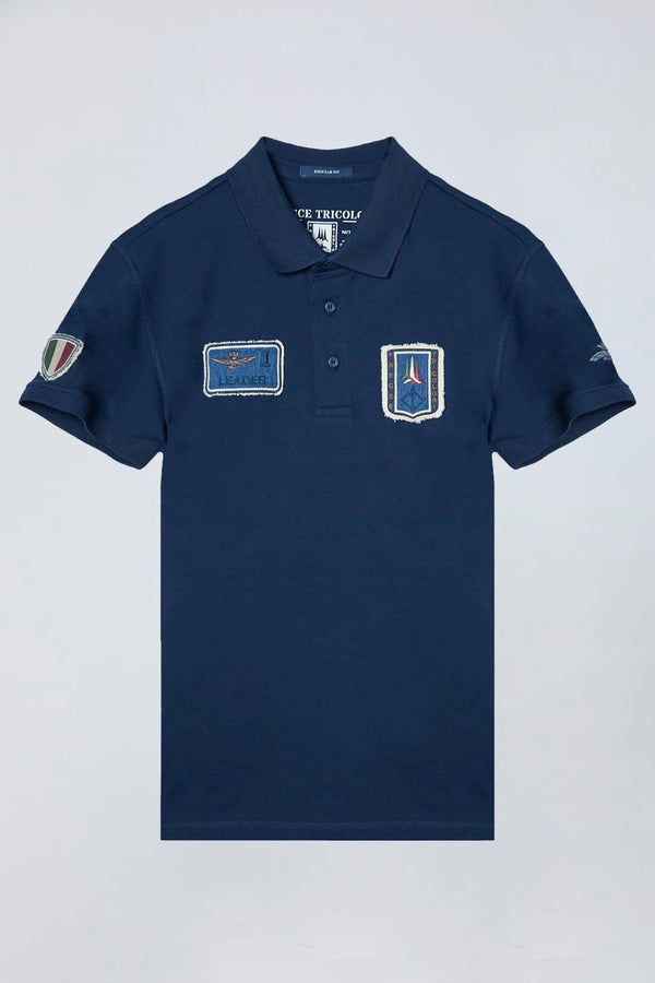 Aeronautica polo t-shirt PO1851 navy