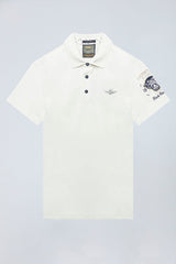 Aeronautica polo t-shirt PO1866 hvid