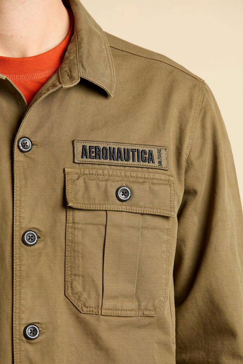 Aeronautica overshirt CA0036 army