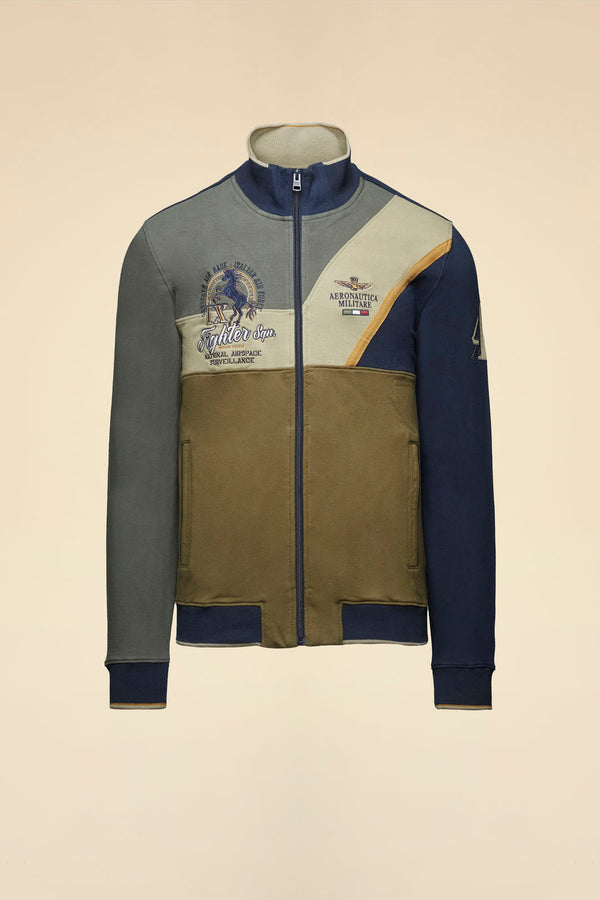 Aeronautica cardigan FFZ FE2057UF00662 94683 grøn