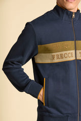 Aeronautica cardigan FFZ FE2066UP00350 94687 navy