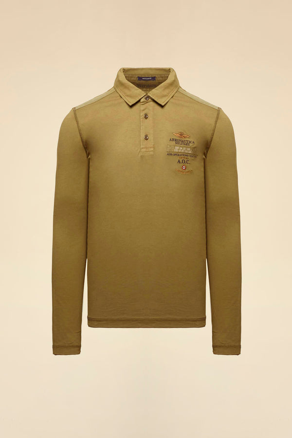 Aeronautica polo t-shirt PO1887 army