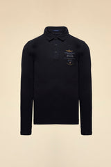 Aeronautica polo t-shirt PO1887 sort