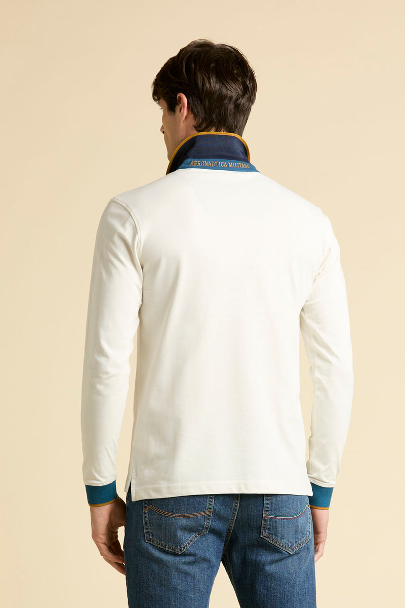 Aeronautica Polo ML PO1892UP00173 hvid 94686