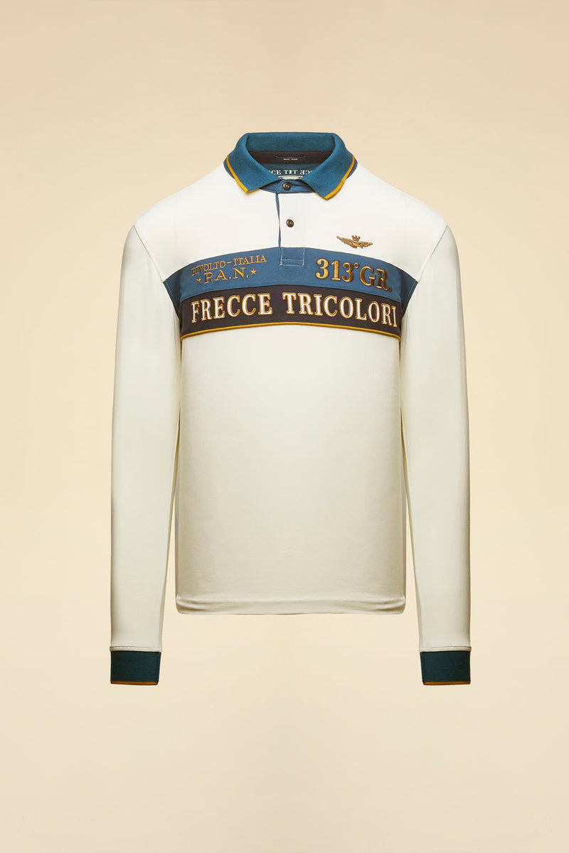 Aeronautica Polo ML PO1892UP00173 hvid 94686