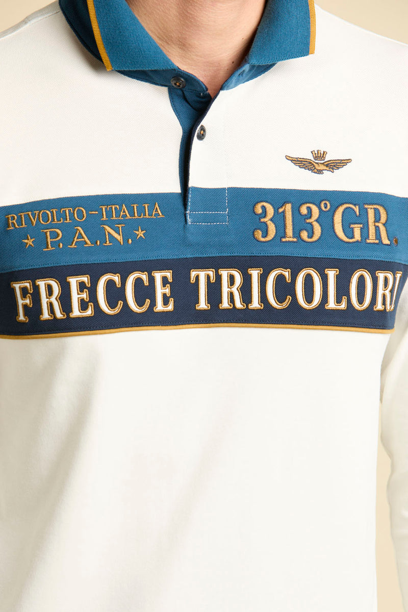 Aeronautica Polo ML PO1892UP00173 hvid 94686