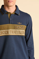 Aeronautica polo t-shirt PO1892 navy