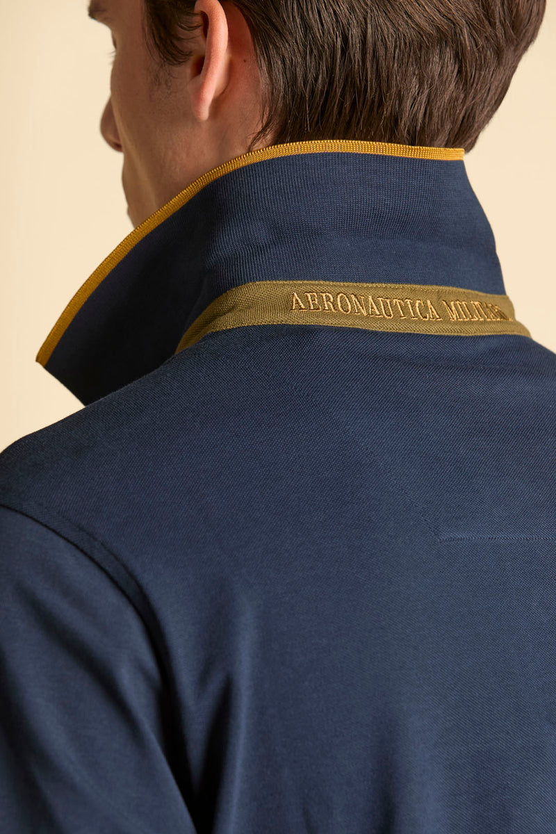 Aeronautica polo t-shirt PO1892 navy