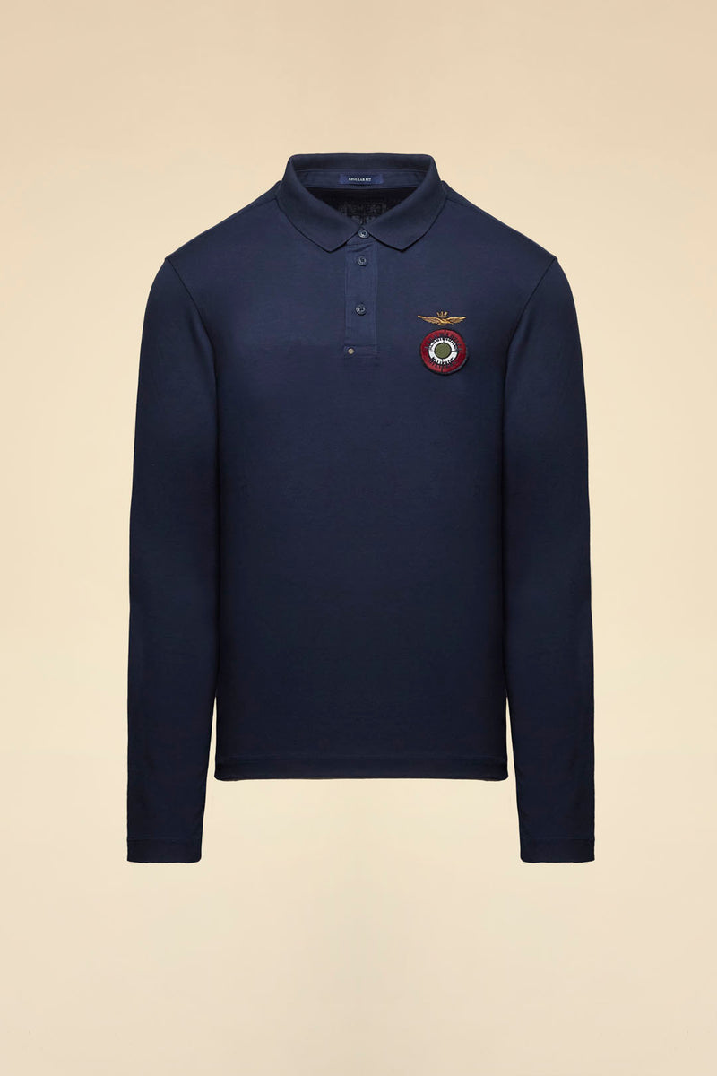 Aeronautica polo t-shirt PO1894 navy