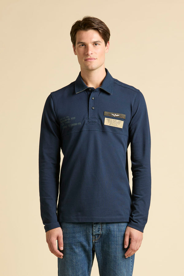 Aeronautica LS Polo 252PO1897UP00173 navy 08184