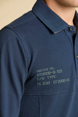 Aeronautica LS Polo 252PO1897UP00173 navy 08184