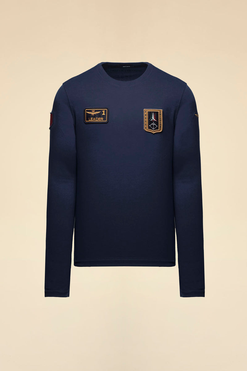 Aeronautica Tee ManicaLunga TS2488UJ00710 08184 navy