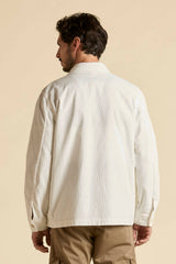 Aeronautica overshirt fløjl AC 0041 hvid
