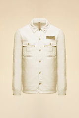 Aeronautica overshirt fløjl AC 0041 hvid