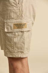 Aeronautica cargo shorts BE 0288 sand
