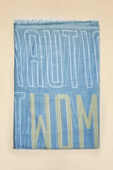 Aeronautica Dame Scarf 261SH1170DCT03327 Col. Blå