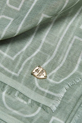 Aeronautica Dame Scarf 261SH1170DCT03327 Col.Grøn