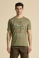 Aeronautica Tee 261TS2536UJ00641 grøn 07304