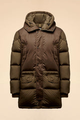 Aeronautica jakke parka AB3082 brun