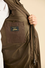 Aeronautica jakke parka AB3082 brun