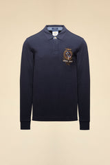 Aeronautica polo t-shirt PO1954 navy LÆ