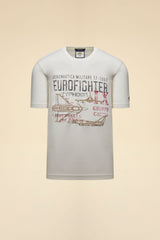 Aeronautica t-shirt TS2585 EUROFIGTHER hvid