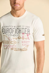 Aeronautica t-shirt TS2585 EUROFIGTHER hvid