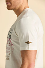 Aeronautica t-shirt TS2585 EUROFIGTHER hvid