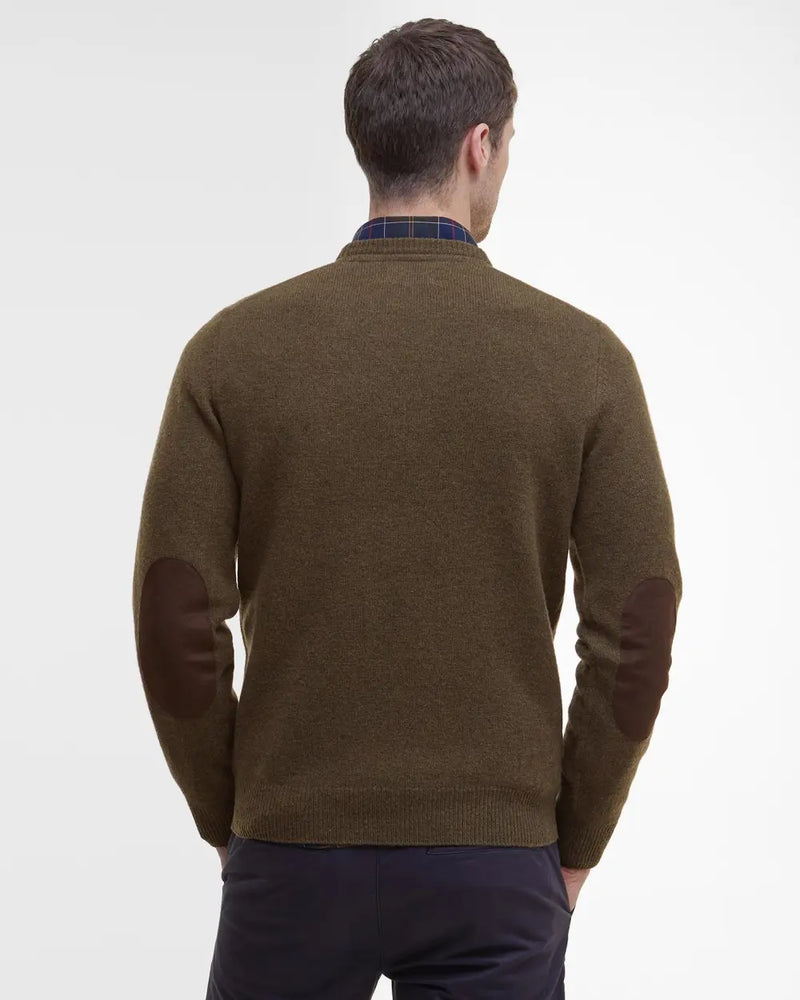 Barbour strik Patch MKN0584 oliven