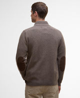 Barbour cardigan Patch MKN0731 mørk sand