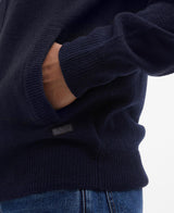 Barbour strik cardigan MKN0731 navy/NY91
