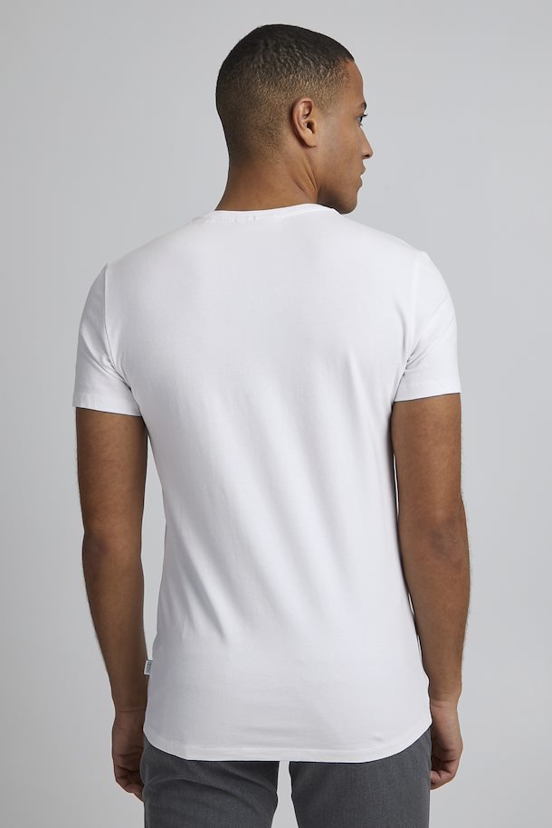 Casual Friday t-shirt Lincoln V-hals hvid