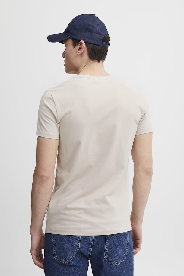 Casual Friday T-shirt Lincoln v-neck sand 154503