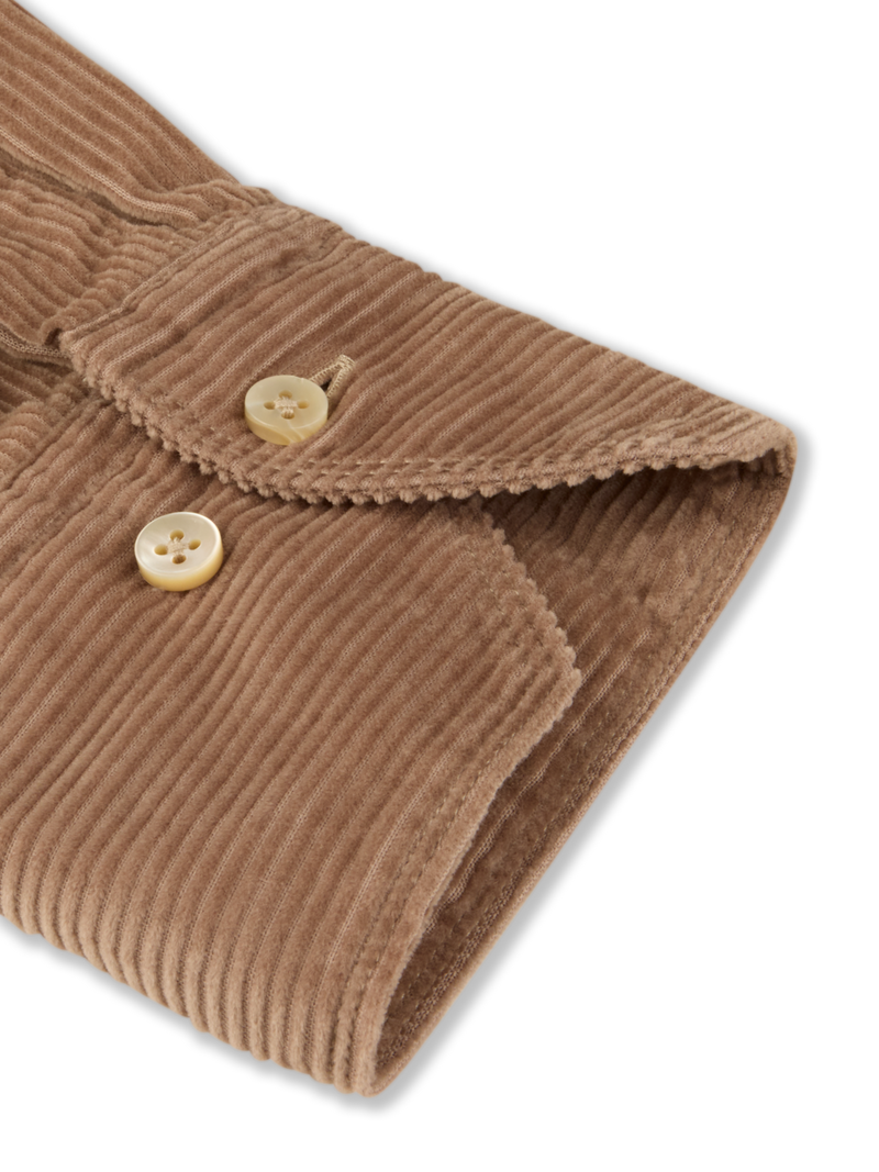 Stenstrøms fløjlsskjorte 673721-9089 sand/240