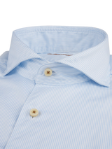 Stenstrøms skjorte regular 674221-1610 twill lblå