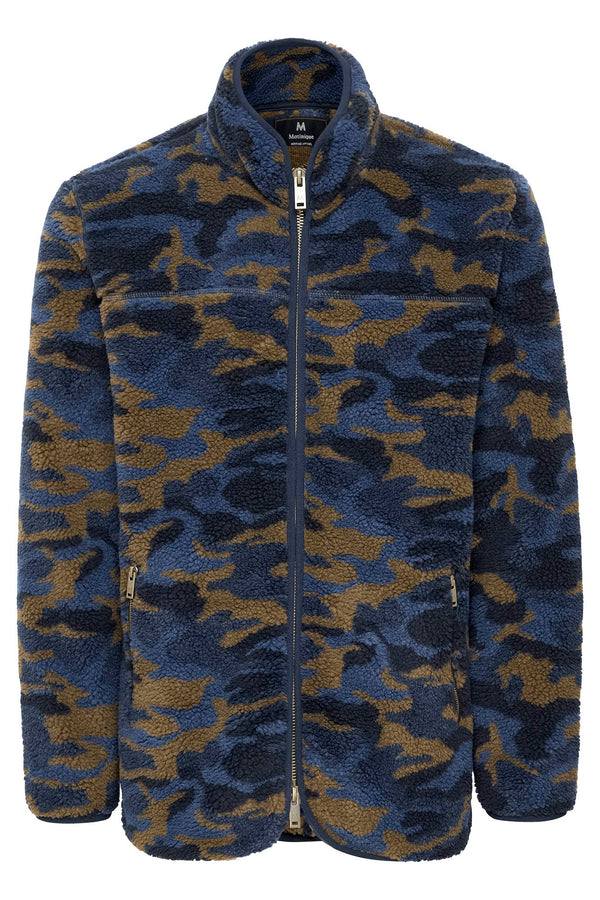 Matinique fleece jakke Logan 30207075 blå