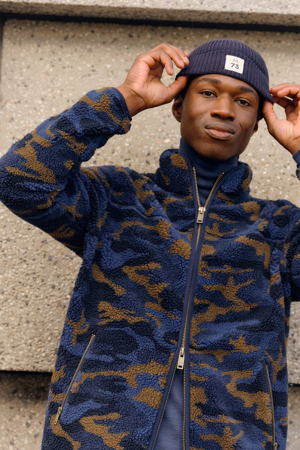 Matinique fleece jakke Logan 30207075 blå
