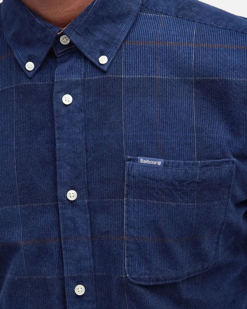 Barbour skjorte Blair MSH4986 navy
