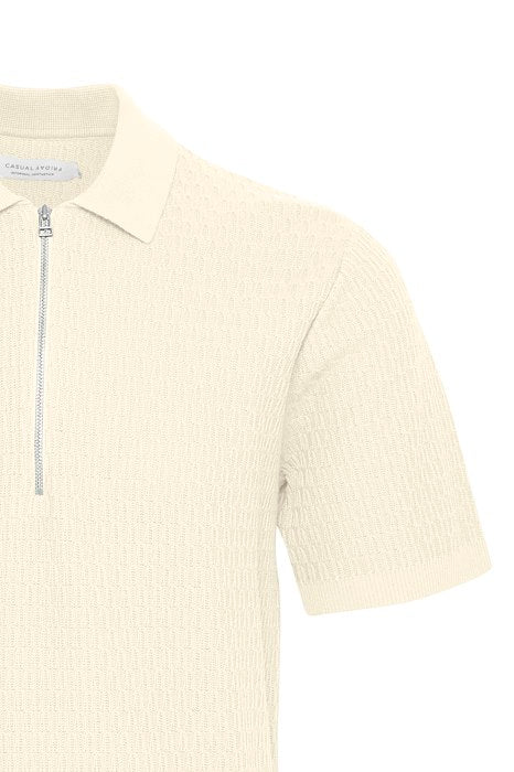 Casual Friday strik polo 20505396 hvid 120806