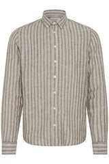 Casual Friday Hørskjorte 20505461 grå 190614