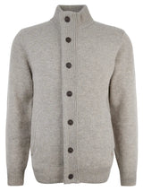 Barbour cardigan Patch zip MKN0731 sand