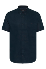 Matinique hørskjorte MAtrostol BD SS 30206086 navy