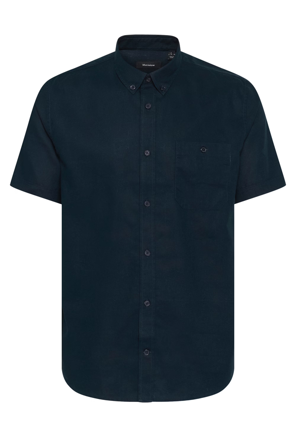 Matinique hørskjorte MAtrostol BD SS 30206086 navy