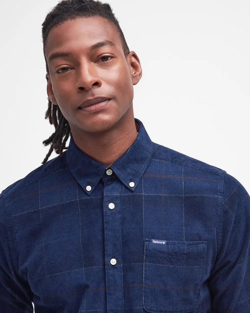 Barbour skjorte Blair MSH4986 navy