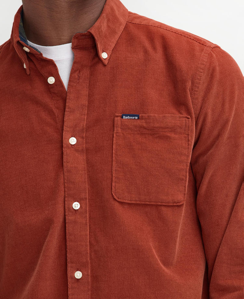 Barbour skjorte fløjl Ramsey MSH5001 orange
