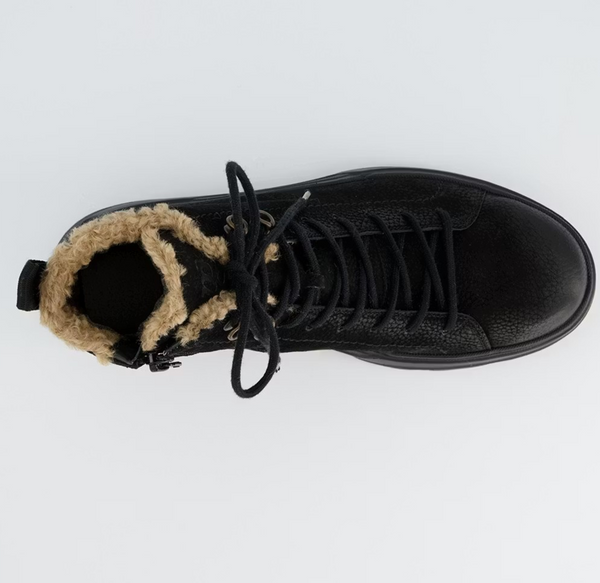 Paul Green Støvle Grained Nubuk Black 5497-03x