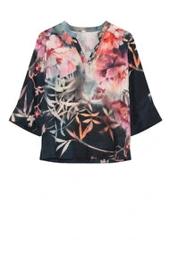 Gustav Bluse Neomi 54606 7355 Sort/Print 85421