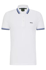 Boss polo t-shirt Paddy 50468983 hvid/108