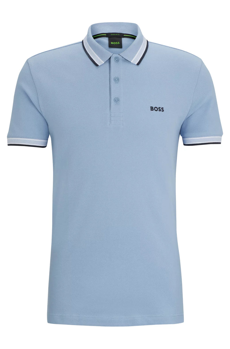 Boss polo t-shirt Paddy lysblå/471